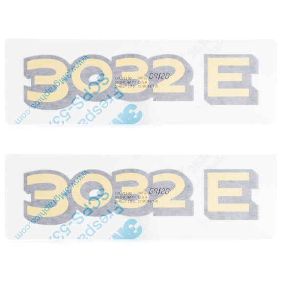 John Deere Hood Decal Set - LVU21100 - 3032E