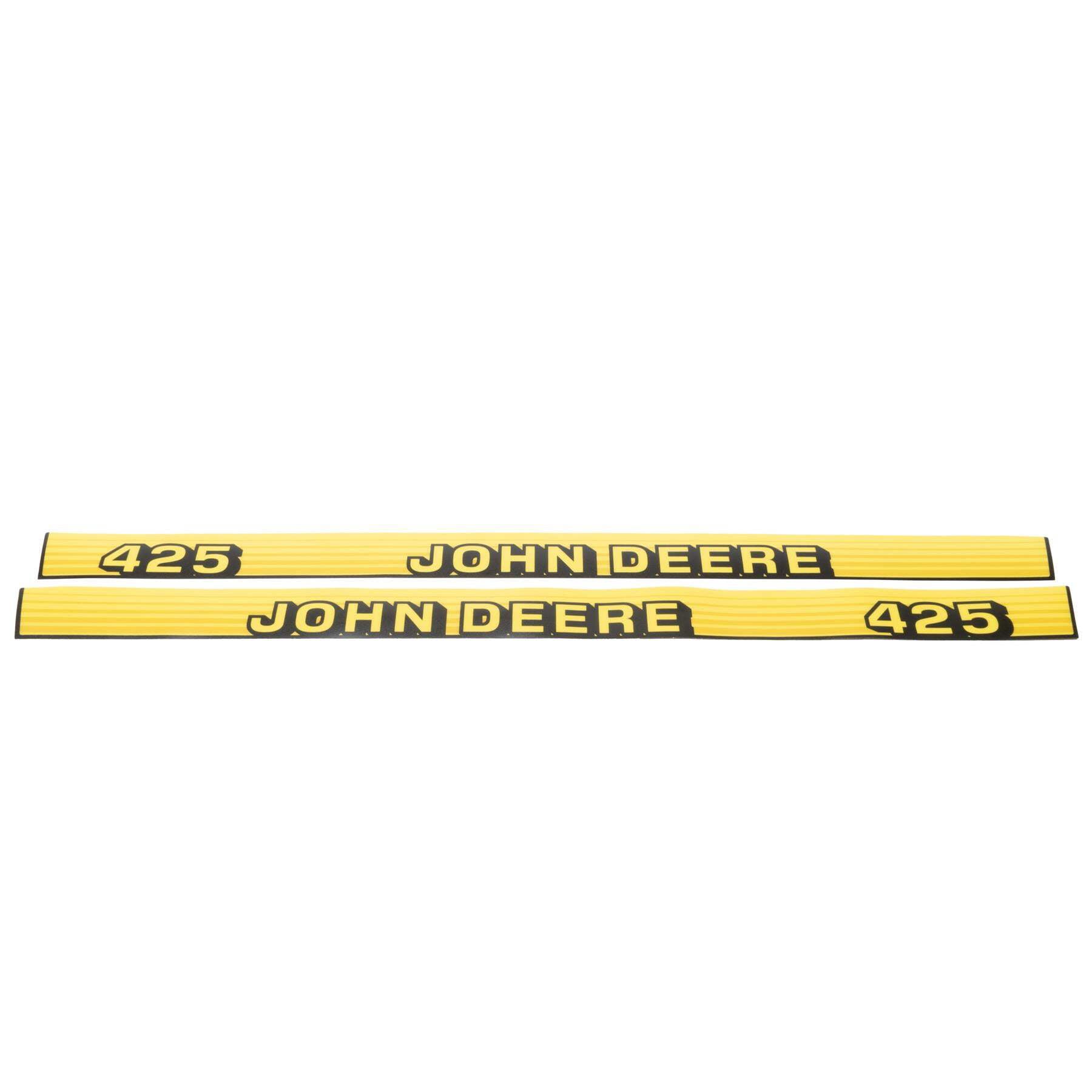 John Deere Hood Trim Decal Set For 445 Garden Tractor (Serial 070001 & Up) - M130322 & M130323 - View #2