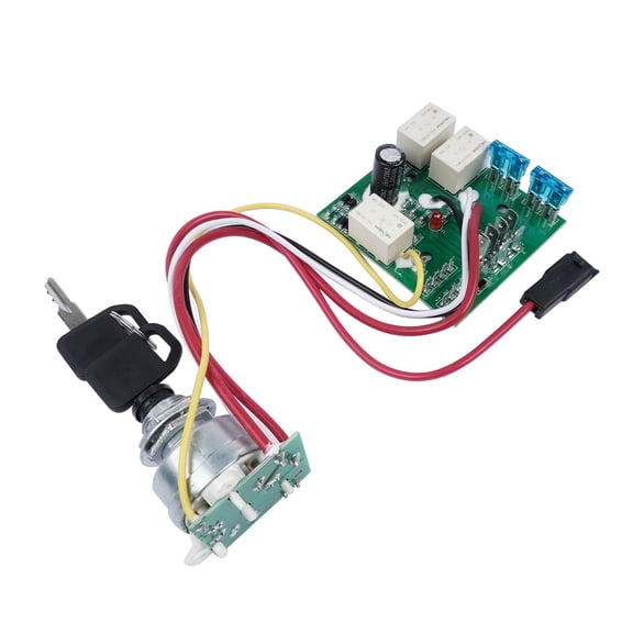 John Deere Ignition Key Switch Module - AM132500 Replacement for GT225, GT235, GT245 & More - OEM: AM132500, AM132500-A, TCA24616-A