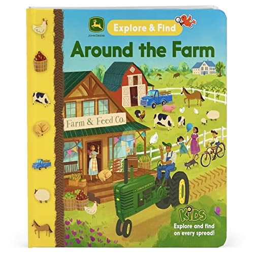 Pre-Owned John Deere Kids Around the Farm (Board book) 1646380487 9781646380480