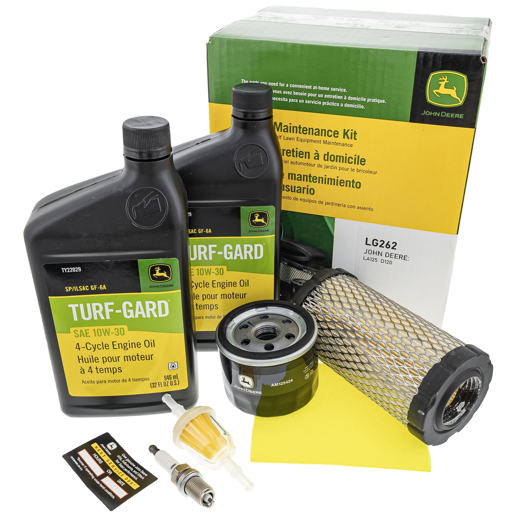 John Deere LG262 Home Maintenance Service Kit LA125 D110 D120 E110 Tractors Walmart