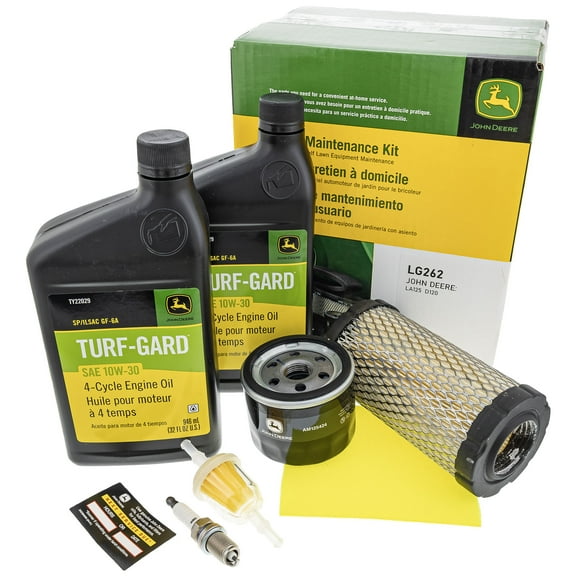 John Deere LG262 Home Maintenance Service Kit LA125 D110 D120 E110 Tractors