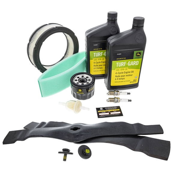 John Deere LT166 Maintenance Kit + Standard Blades, 42" Mower Deck