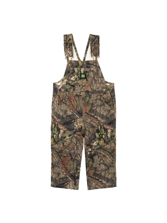 Little Boys' One Piece Bib Overalls Mossy Oak Camo