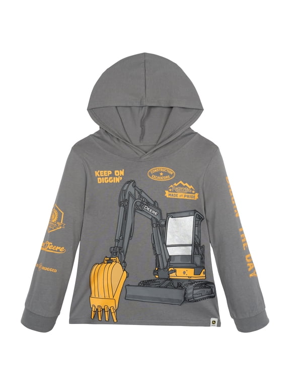 Little Boys' Pullover Hoodie Gray