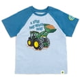 thumbnail image 1 of John Deere Little Boys' Short Sleeve T-Shirt Two Tone Blue, 1 of 7