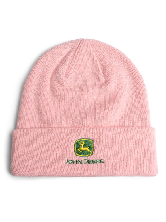 Women's Knit Beanie Hat Rose Pink