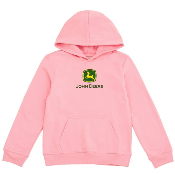 John Deere Logo Fleece Pullover Hoodie Adult
