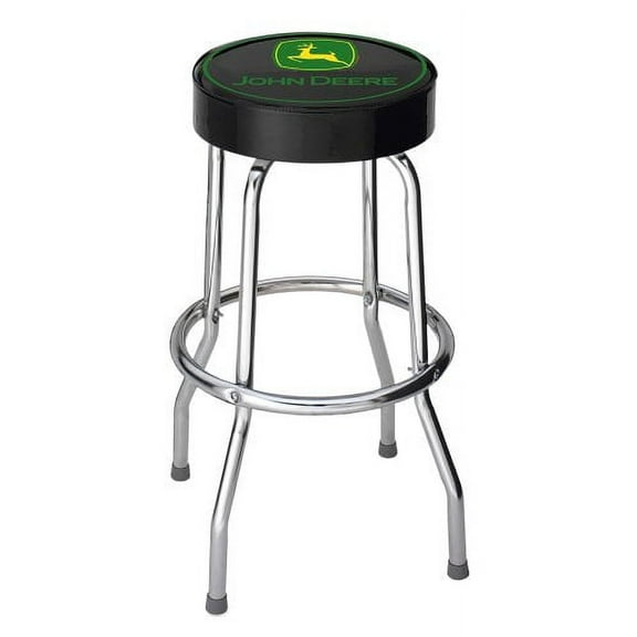 John Deere Logo Garage Stool