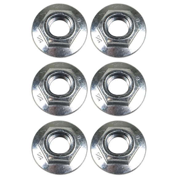 John Deere M142955 10mm Lock Nut GT322 GX255 LA150 LA280 S240 X300 X570 X750 6pk