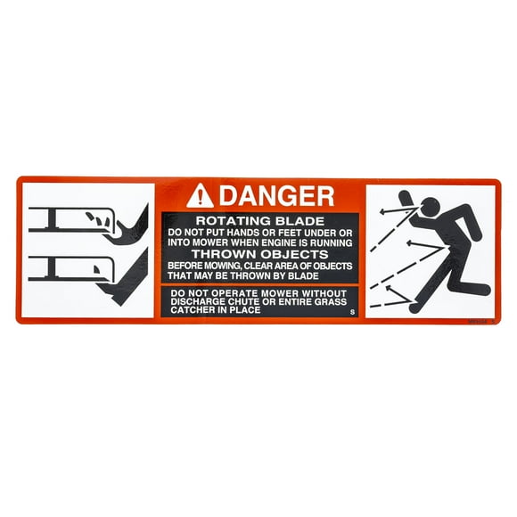 John Deere M89504 Safety Sign Label