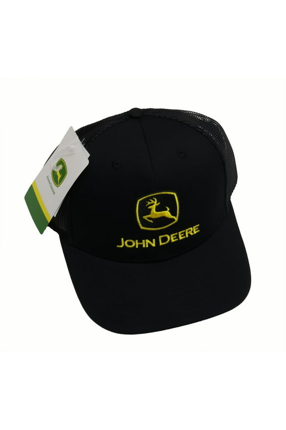 Men's Black with Construction Logo Embro Cap/Hat - LP86108