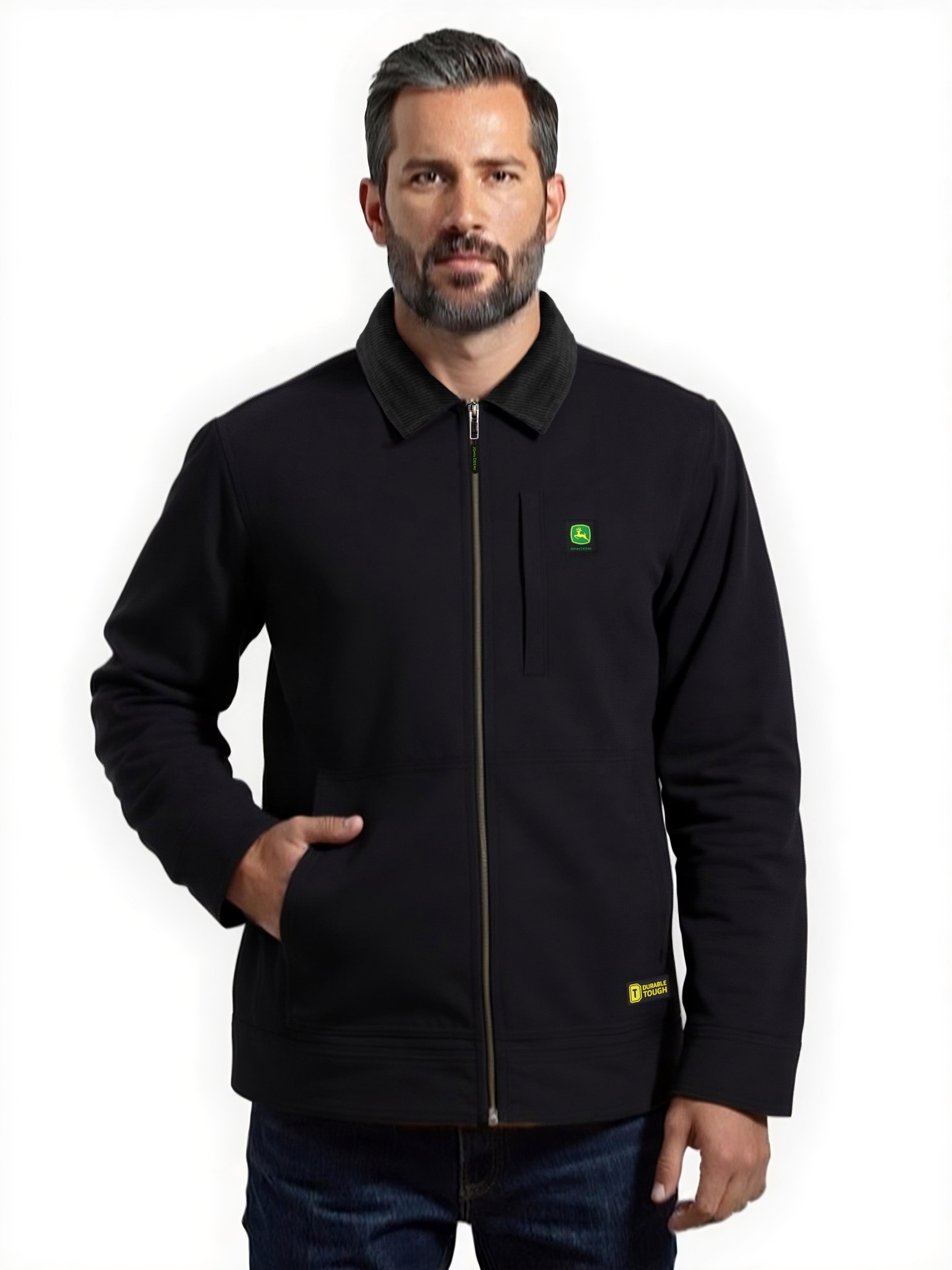 John Deere Men's Duck Quilted Lined Tractor Jacket, Sizes S-3XL