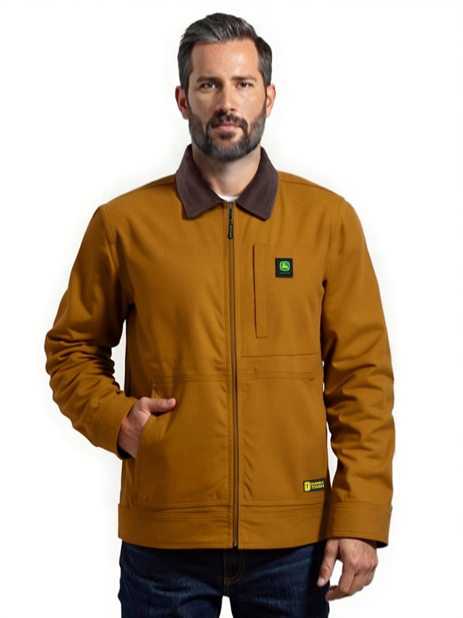 John Deere Men's Duck Quilted Lined Tractor Jacket, Sizes S-3XL