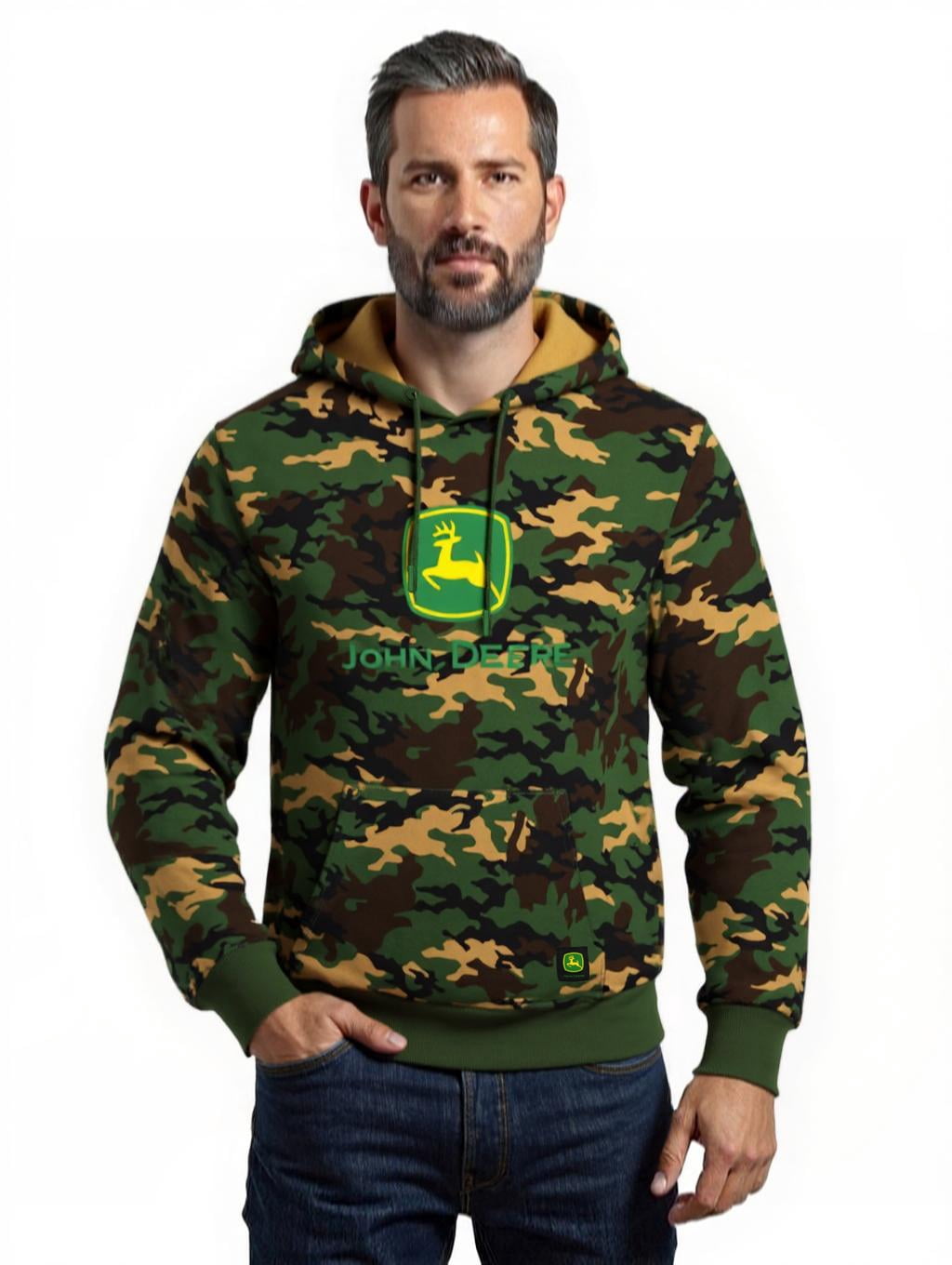 John Deere Men's Fleece Logo Hoodie, Sizes S-3XL