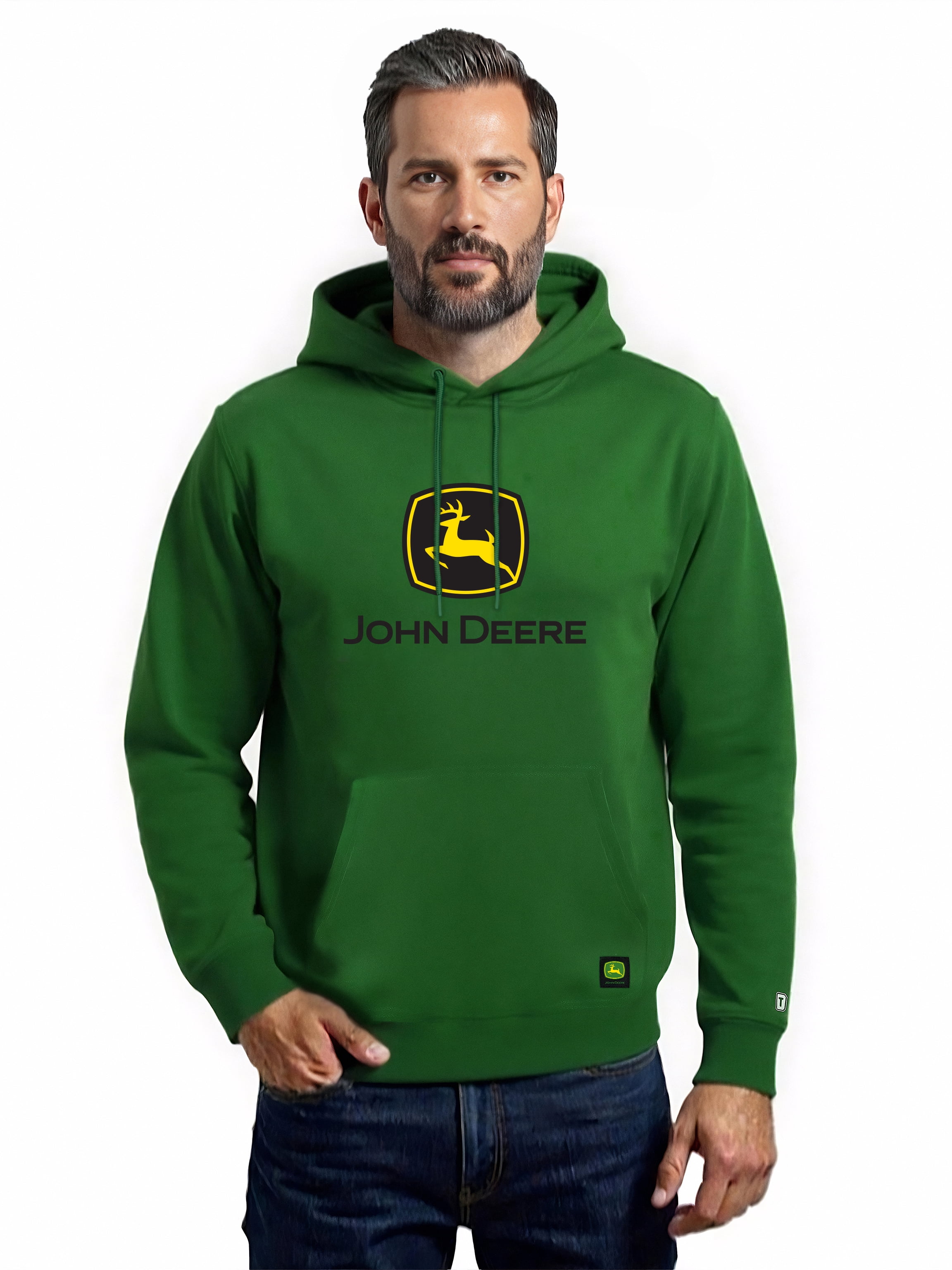 John Deere Men's Fleece Logo Hoodie, Sizes S-3XL