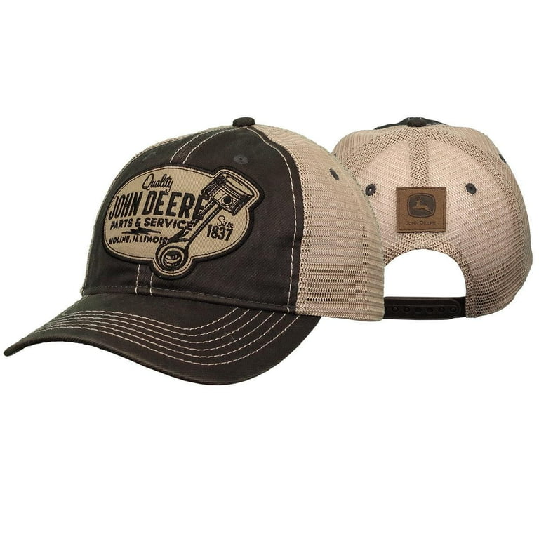 John Deere Men's Oxford Patch Cap/Hat - LP70317 - Walmart.com