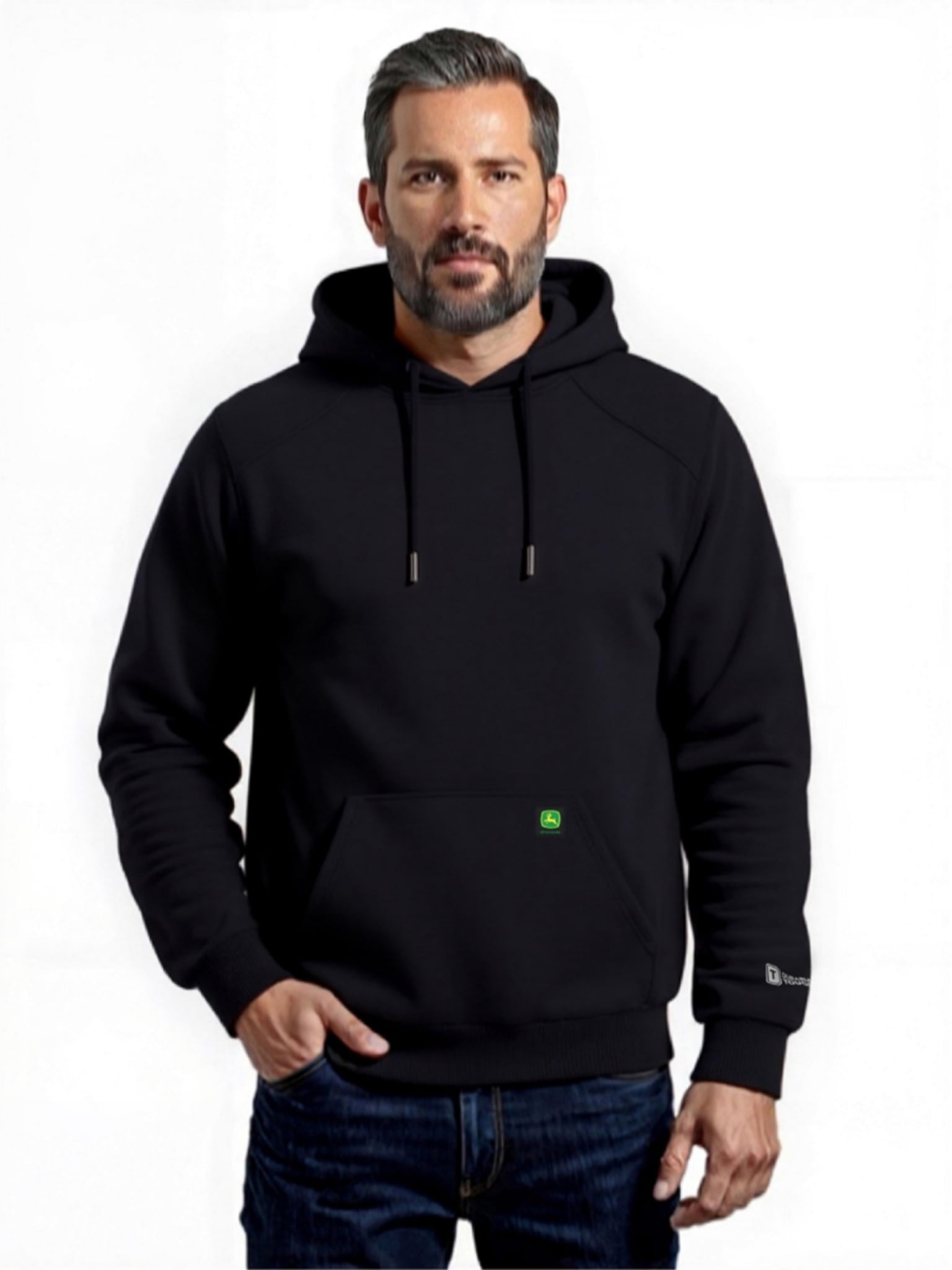 Trator 3D Em Toda A Roupa Impressa TA0649 John Deere 3D Zíper HOODIE