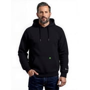 John Deere Men’s Reinforced Pull Over Fleece Hoodie With Nylon Trim, Sizes S-3XL