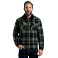 thumbnail image 1 of John Deere Men’s Flannel Sherpa Bonded Full Zip Jacket, Sizes S-3XL, 1 of 6