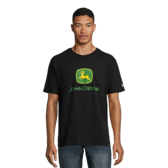 John Deere Men's Short Sleeve Logo Graphic Tee