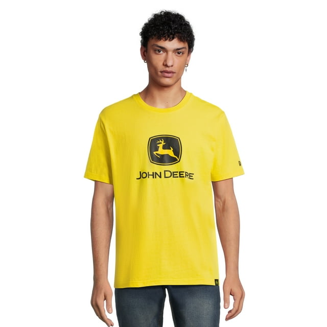 John Deere Men's Short Sleeve Logo Graphic Tee - Walmart.com