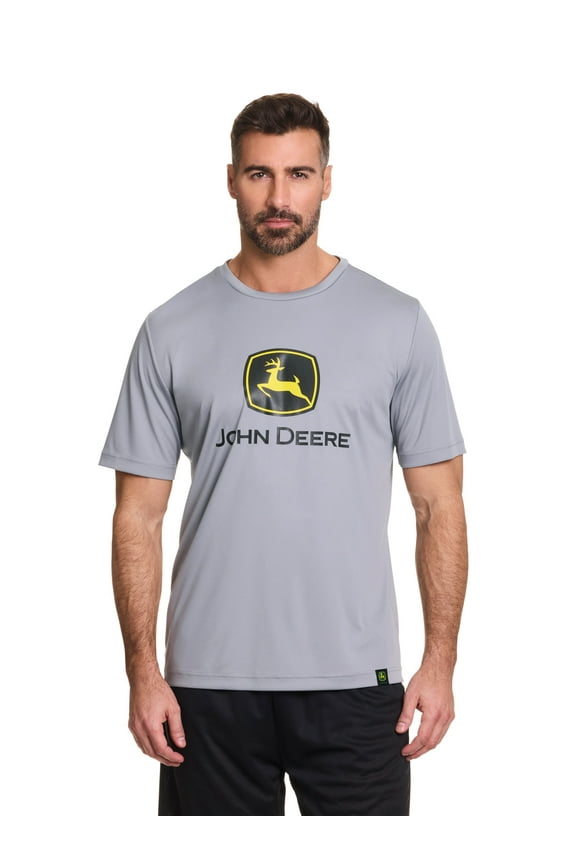 Men's and Big Men's Short Sleeve Interlock Graphic Tee, Sizes S-3XL