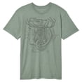 thumbnail image 1 of John Deere Mens Super Soft Vintage Wash Short Sleeve Buck Tshirt in Washed Basil Green, 1 of 1