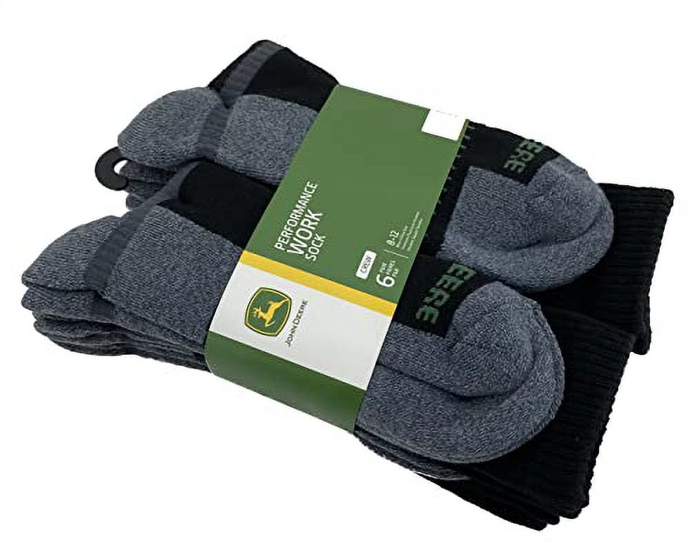 John Deere Mens Work Performance Crew Socks LP83071