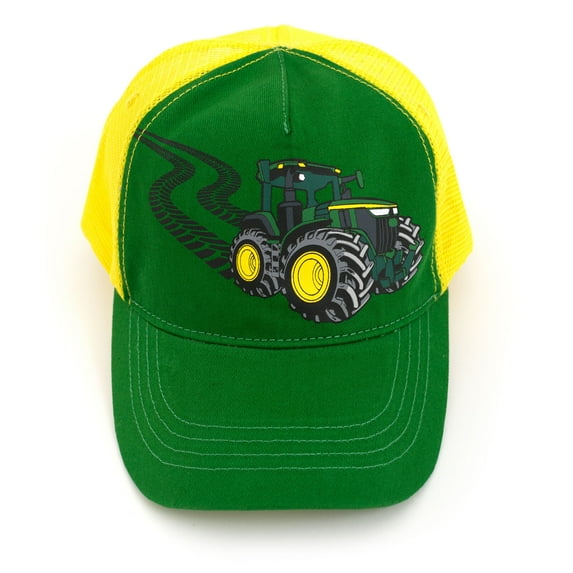 John Deere Mesh Adjustable Snapback Baseball Cap Hat One Size