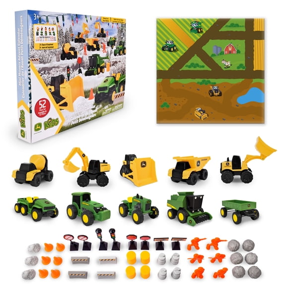John Deere Mini Movers Advent Calendar - Kids 2026 Christmas Advent Calendar, 24 Days of Surprises
