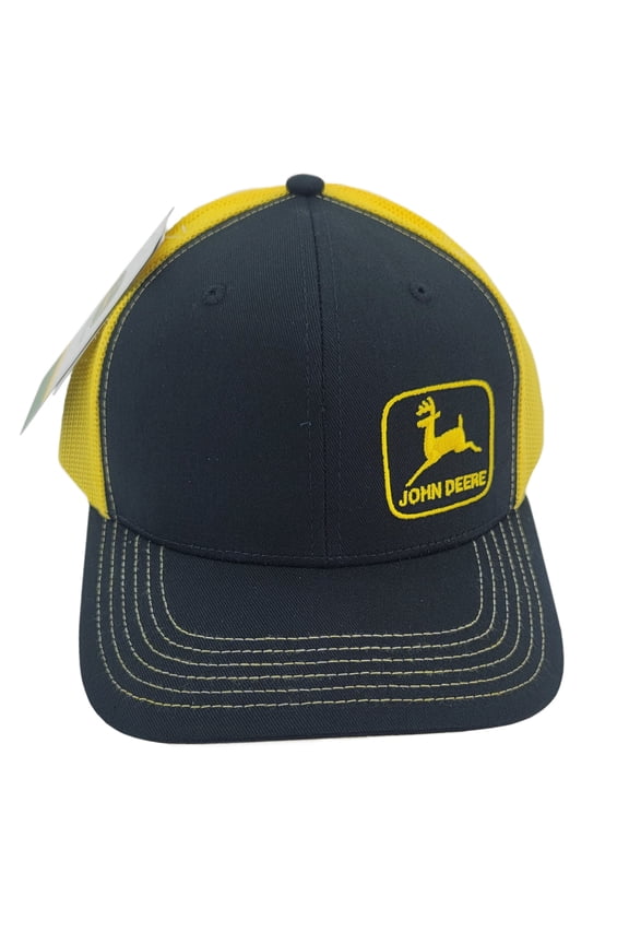 Moline 112 Black and Yellow Mesh Back Hat/Cap - LP82938