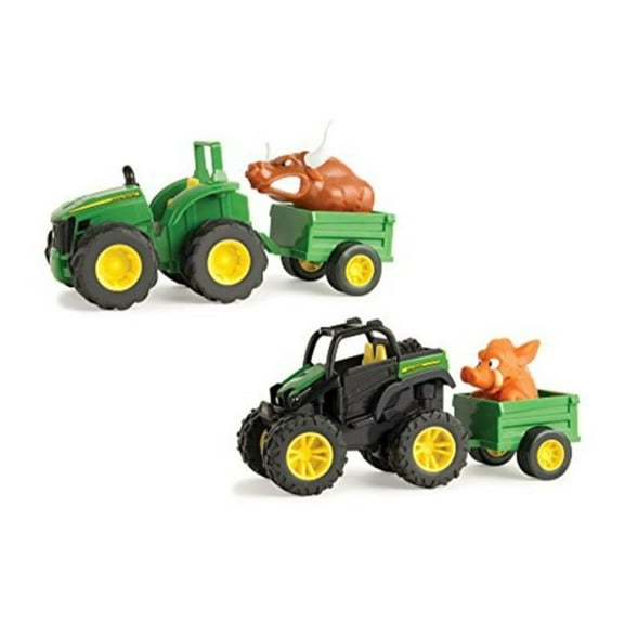 John Deere Monster Treads Rev Up Hauler Vehicle with Hog or Bull (Varies)