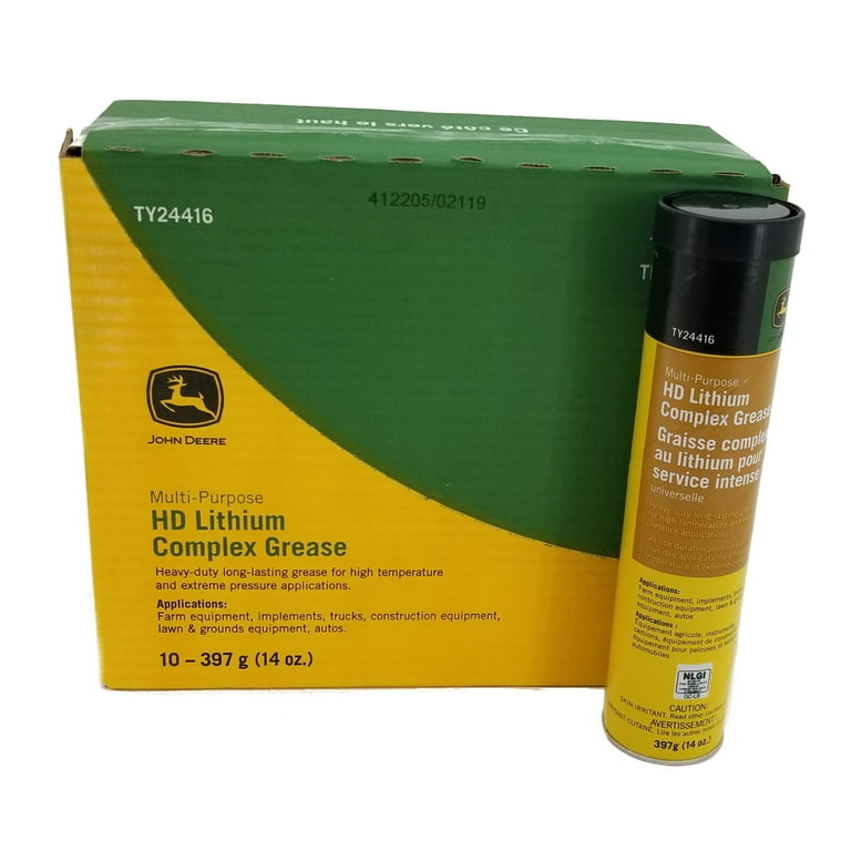 John Deere Multi-Purpose HD Lithium Complex Grease (Pack of 10