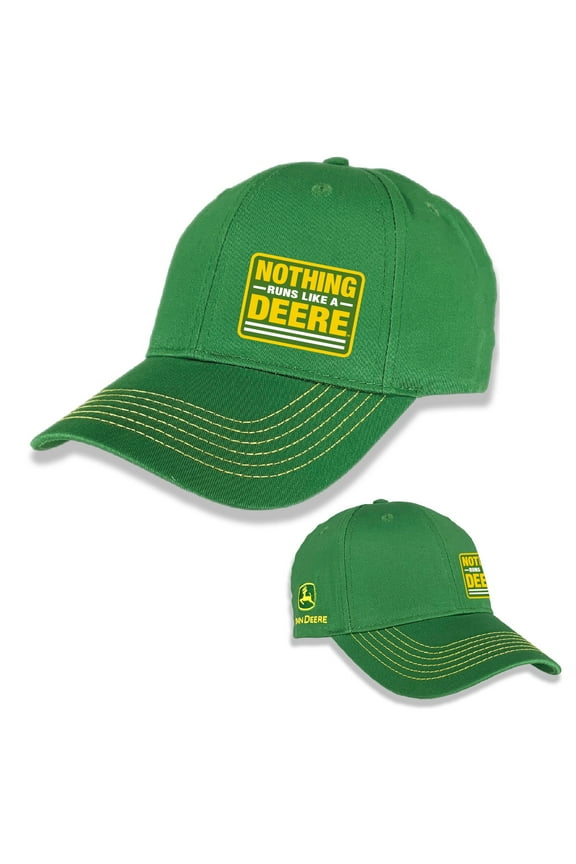 NRLAD Nothing Runs Like A Deere Mens Twill Hat, Jd Green - LP86276