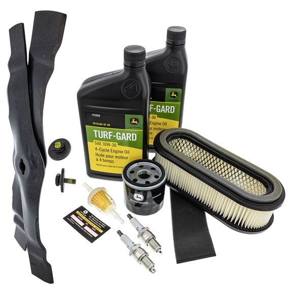 John Deere OEM LX279 Maintenance Kit w/ Mulching Blades, 42" Mower Deck