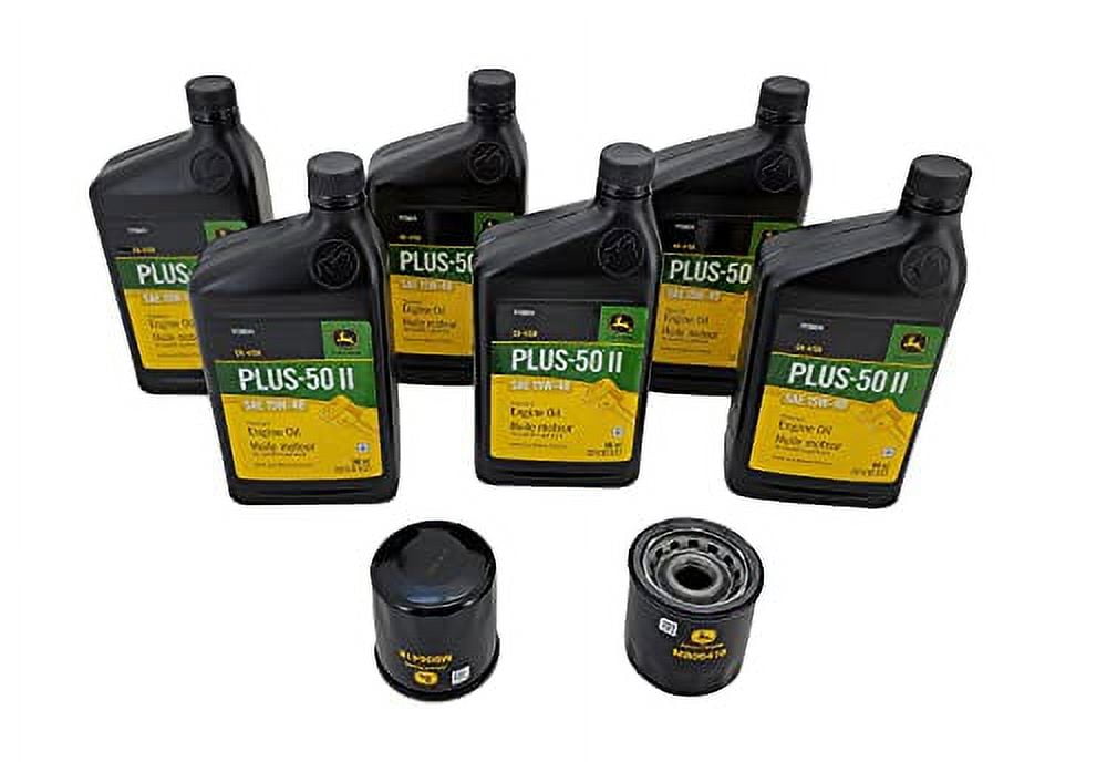 John Deere Original Equipment 1023E/1025R/1026R Double Oil Change Kit