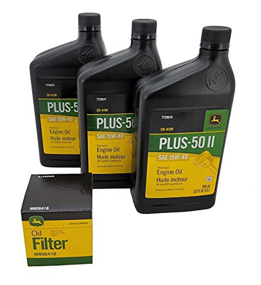 John Deere Original Equipment 1023E/1025R/1026R Oil Change Kit