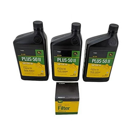 John Deere Original Equipment 1023E/1025R/1026R Oil Change Kit - TY26674A