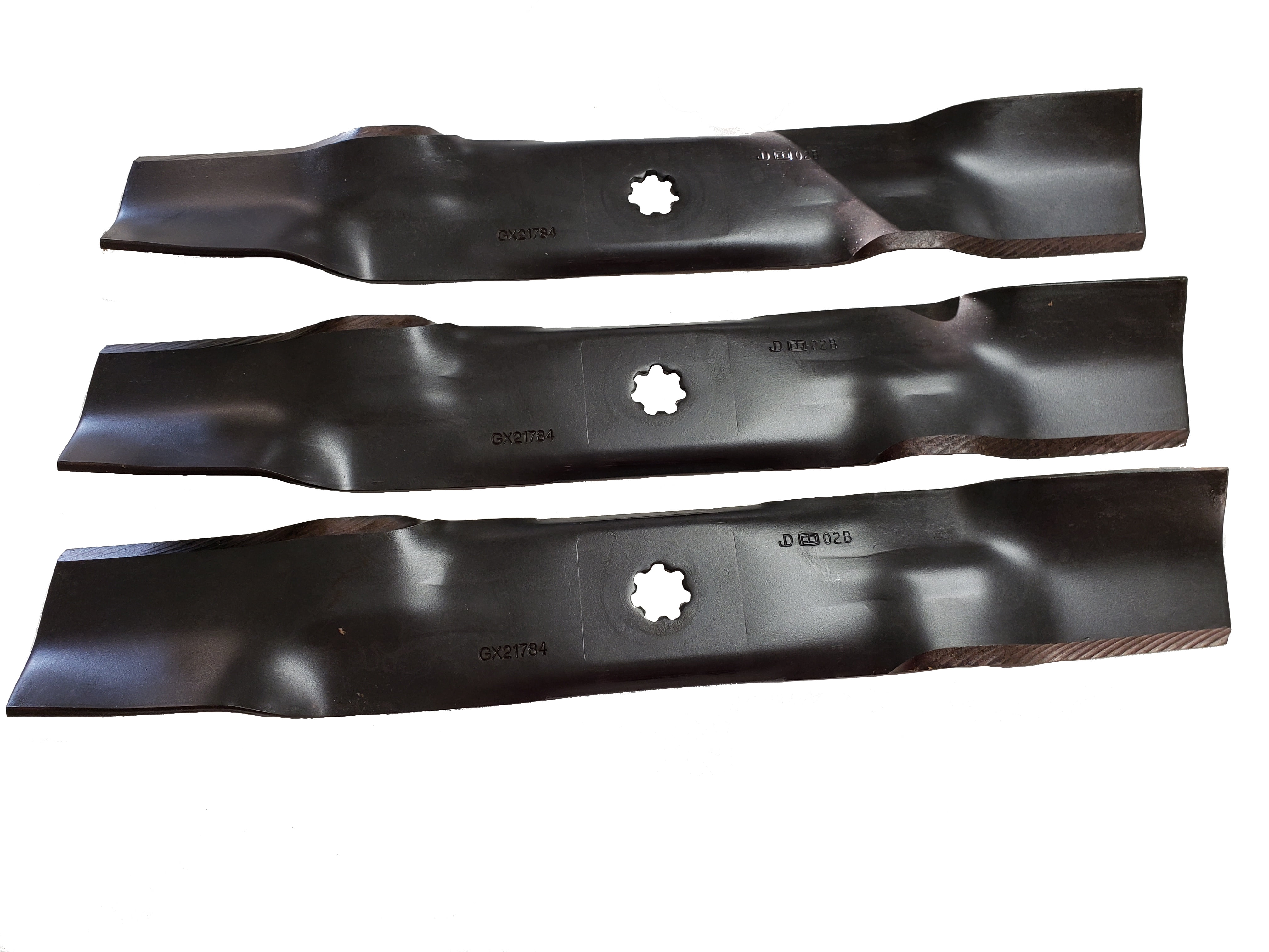 John Deere Original Equipment 3 Mower Blades GX21784,3