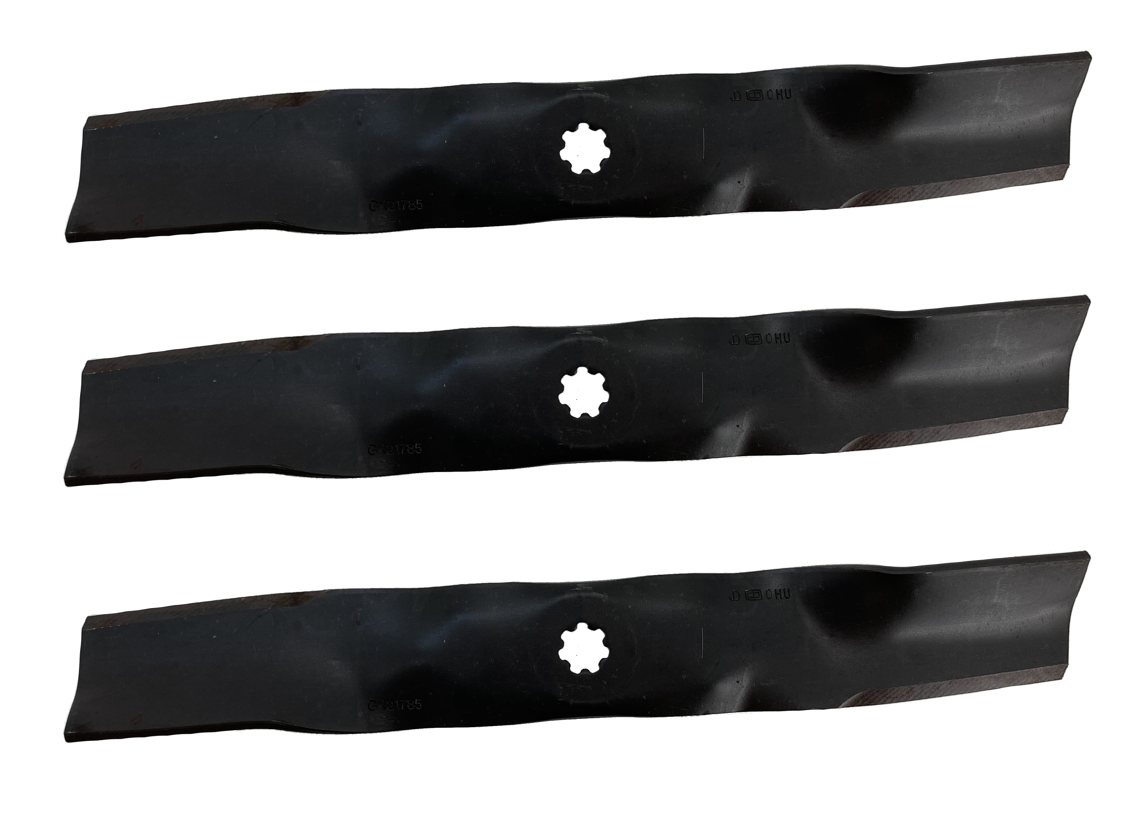 John Deere Original Equipment 3 Mower Blades GX21785,3