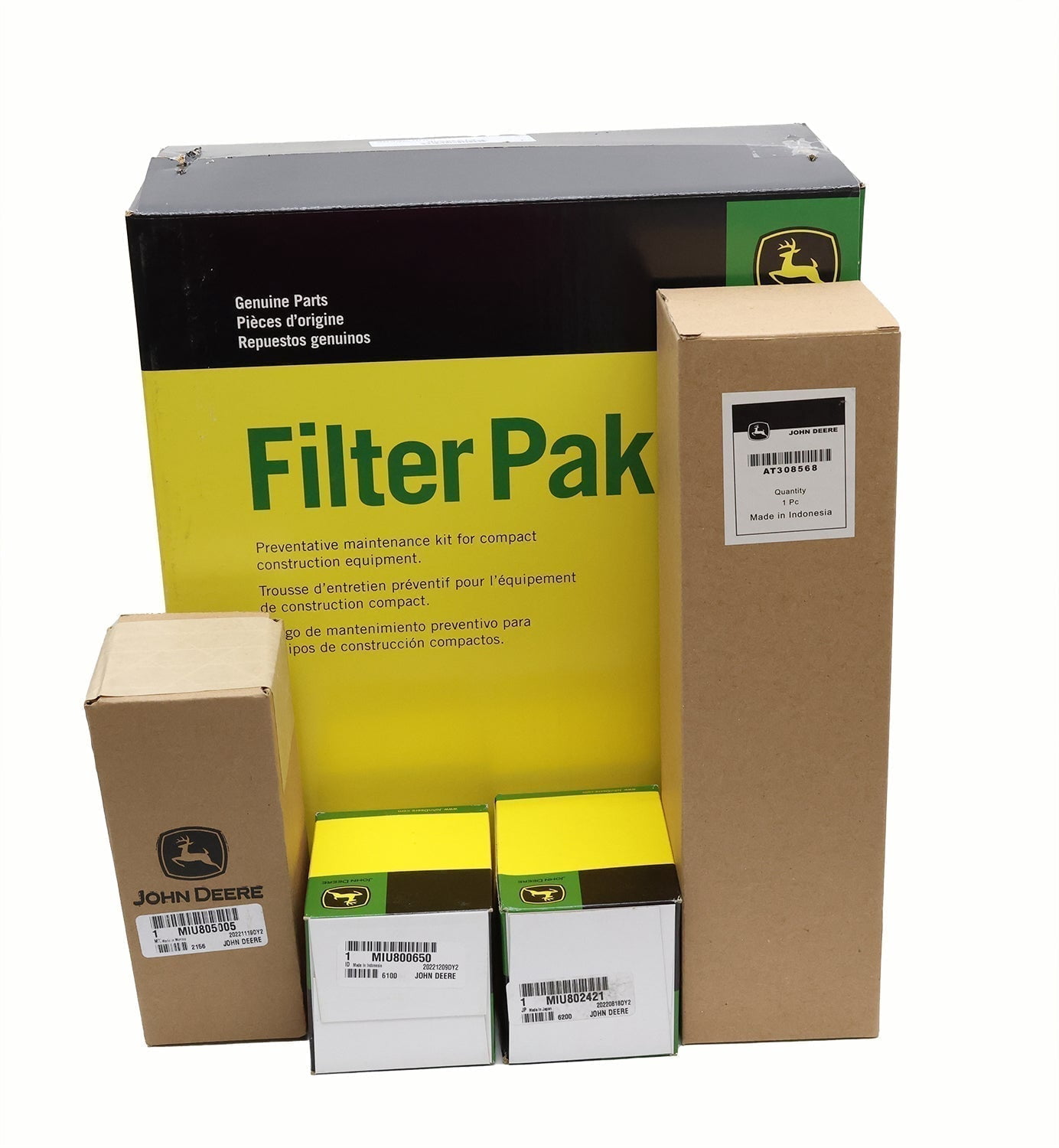 John Deere Original Equipment (50G/60G) Filter Pak - AT534508 - Walmart.com