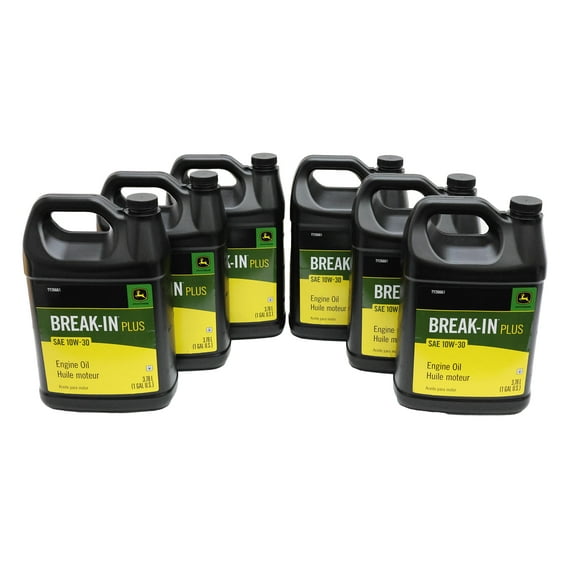 John Deere Original Equipment (6 Gallons) Break-In Plus Engine Oil - TY26661