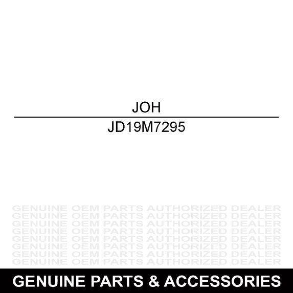John Deere Original Equipment Cap Screw #19M7295 10-PACK
