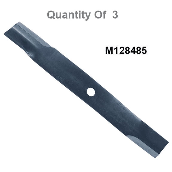 John Deere Original Equipment High Lift Mower Blades #M128485 (Set of 3)