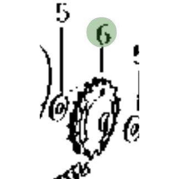 John Deere Original Equipment Idler Sprocket - AN15521