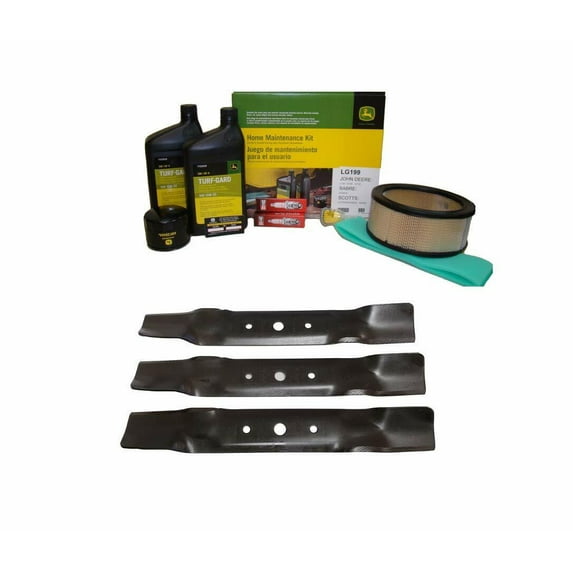 John Deere Original Equipment Model L130 Maintenance Kit + Standard Blades