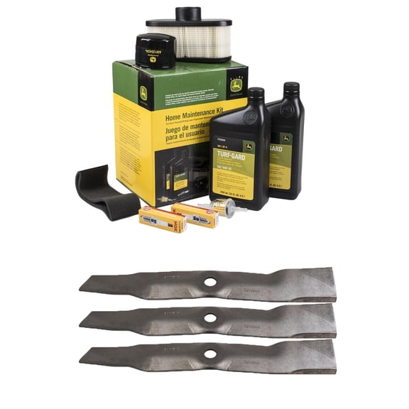 John Deere Original Equipment Model X300 Maintenance Kit + Standard Blades