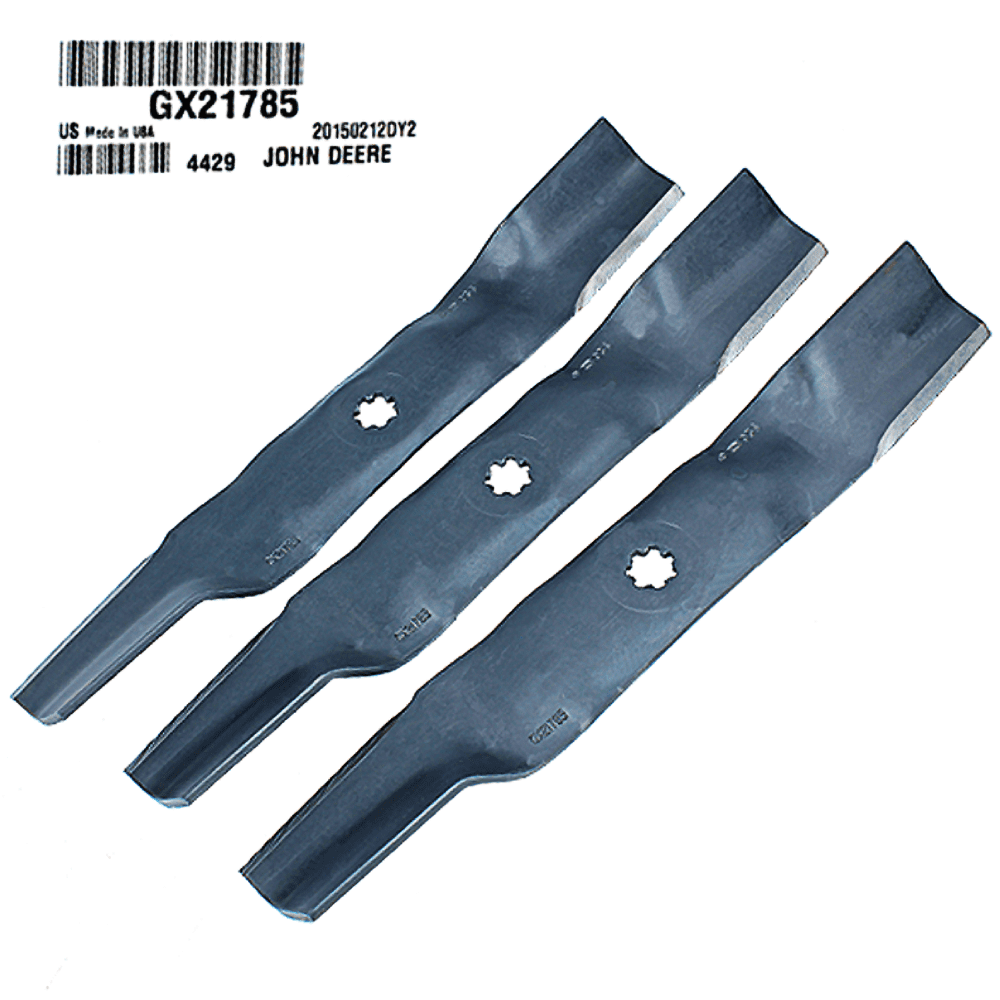 John Deere Original Equipment Mower Blades #GX21785 (Set of 3)
