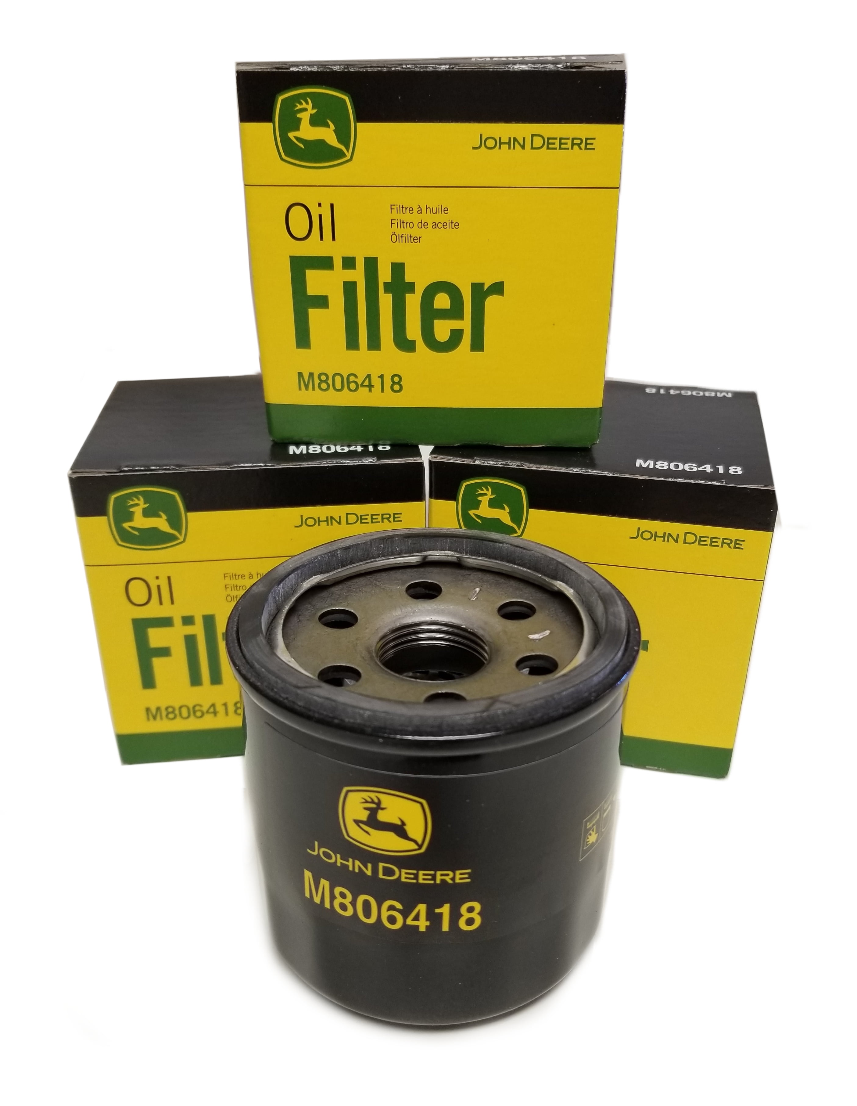 John Deere Original Equipment Oil Filter (4 PACK) M806418